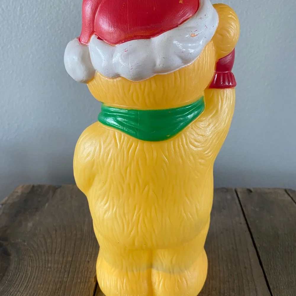 Christmas Vintage Empire Bear Plastic Mold 1998 🎄